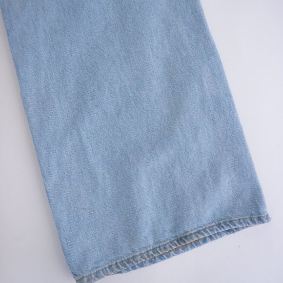 Agolde Los Angeles Utility Wide Leg Jeans Light Wash 90s Minimalist Model Off 28 - Picture 12 of 14